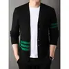 Nuevo Cárdigan de Punto para Hombre Otoño/Invierno 2026, Holgado, Casual, Suéter Cómodo, Ropa para Hombre, Disponible para Dropshipping