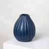 Vaso Cerâmico Personalizado de Fábrica para Temperatura Média Lâmpada Azul Padrão Vertical Modelo para Departamento de Vendas Decorações para Arranjo de Flores de Hotel