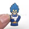 Acessórios DIY para Sapatos Croc Dragon Ball Sapatos de Desenho Animado Flor Fivela de Sapato de PVC Acessórios para Sapatos Croc Fivela de Sapato Decorativa Conjunto