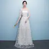 Vestido de Madrinha para Mulheres 2026 Novo Estilo Coreano Vestido Slim Fit Elegante Festa de Aniversário Vestido de Noite