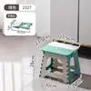Taburete Plegable para el Hogar Silla de Puesto Silla Plegable de Plástico Portátil para Pesca al Aire Libre Camping Banco Pequeño Plegable Venta al por Mayor