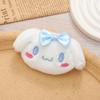 Broche de peluche de dibujos animados, lindo Sanrio melody coolomi Yugui dog, ropa, bolso, accesorios para el tocado