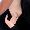 Collar de calabaza de transferencia de plata esterlina S925 para mujer, nuevo estilo chino, colgante Fulu, estilo nacional nicho de alta gama, cadena para clavícula, regalo