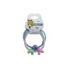 Cartão com Elástico de Cabelo Estampado Colorido para Menina Desenho Animado Estilo Infantil Cartão Dobrável para Cabelo 100 Peças/Pacote Cartão de Papel