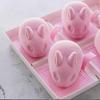 Celebridade da Internet Popular Bolo Mousse de Coelho Molde de Silicone Sobremesa Francesa Pudim Sorvete Molde Ferramenta de Confeitaria