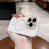 Adequado para Capa de Celular Magnética com Anel Fino de Silicone Líquido Fosco para iPhone 17, Capa Protetora de Cobertura Total com Película para Lente do Apple 16