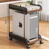 Suporte para Gabinete de Computador com Rodinhas, Base Telescópica para Gabinete de Mesa, Suporte de Posicionamento Inferior Universal para Uso Doméstico e de Escritório