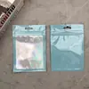 Sacos Auto-Selantes Coloridos com Janela a Laser, Sacos de Embalagem Transparentes para Armazenamento de Joias, Sacos de Selagem Plástica Yin-Yang, Sacos Selados Estilo Ins