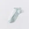 Medias de cristal para niños verano Joker finas Medias de margarita calcetines de barco bajos calcetines invisibles de tubo para mujer moda