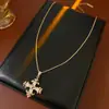 Nuevo Collar con Colgante de Pony de Circonita Estilo Chino, Estilo Palacio Retro, Cadena Elegante para Clavícula, Joyería de Lujo Ligero de Alta Gama al por Mayor