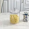 Nuevo frasco sellado de oso plateado, frasco de almacenamiento de alimentos, frasco sellado a prueba de humedad para granos y productos secos de cocina