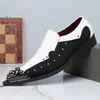 Superventas de Amazon Transfronterizo Tallas Grandes Comercio Exterior para Hombre Mocasines Casuales de Ponerse para Negocios Calzado Formal de Jalar para Hombre 25732