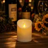 Velas electrónicas LED, velas en forma de lágrima, velas decorativas para bodas, hoteles y eventos, creando una atmósfera festiva