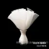 Papel de embrulho para buquê de fio spray fio de pérola onda dupla material de gaze para florista material de papel de embrulho