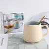 Caneca Masculina Grande Capacidade Cerâmica Copo de Água Fofo Uso Doméstico Copo Diário Caneca Personalizada para Casal