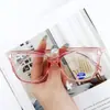Armazón de Gafas con Remaches en Forma de D Cuadrada para Hombres y Mujeres, Adecuado para Gafas de Prescripción, Efecto Adelgazante para Rostros Ovalados