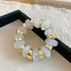 Accesorio de Vacaciones: Pulsera Multicolor de Cuentas de Cristal y Perlas de Arroz de Múltiples Capas, Joyería de Mano Bohemia Lujosa y de Alta Gama