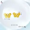 Pendente Antigo de Animal Dourado da Sorte para Pulseira e Colar DIY Pingente de Sorte Alta Retenção de Cor Joias para Revenda