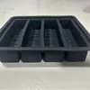 Molde de Hielo Grande de Silicona de Venta Caliente Molde de Hielo de 4 Compartimentos con Tapa Molde de Hielo Molde de Mantequilla Molde de Huevo Molde de Jabón Caja para Tiras de Carne Sub-caja para Alimentos Complementarios