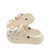Dopamina ExclusivaAumentador de Altura Emagrecedor 2026 Verão Item Quente DIY Padrão Fofo Sola Grossa Biqueira de EVA Sapatos para Mulheres