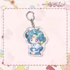 Sailor Moon Conejo Luna Agua Hielo Luna Llavero de Acrílico Colgante Lindo Creativo Llavero Colgante