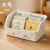 Caja de almacenamiento de escritorio grande de dibujos animados, portalápices de Pacha perro Kuromi, organizador de papelería dividido, caja para cosméticos y artículos varios