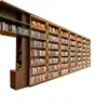 Estantería Curva Sencilla, Combinación Personalizada de Espacio de Lectura para Librería, Gabinete de Almacenamiento de Libros, Estantería de Almacenamiento de Biblioteca de Pie