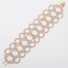 Estilo Coreano Noiva Senhora joias pulseira de strass joias de casamento joias de casamento acessórios de performance B155