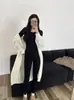 Conjunto de Ropa de Otoño para Pareja, Capa Base de Algodón Puro para Hombres y Mujeres, Ropa Interior de Color Sólido, Se Puede Usar por Fuera, Capa Base de Manga Larga, Pantalones Largos, Camiseta