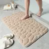 Tapete de Banheiro Absorvente de Coral Grosso Tapete de Porta de Banheiro Tapete de Banheiro Absorvente de Coral