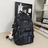 Mochila para Hombre 2024 Nueva Graffiti Japonés Gran Capacidad para Pareja Mochila para Computadora para Mujer Estudiante de Preparatoria Estilo Trendy Mochila Escolar