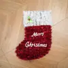 Meia de Natal Guirlanda de Lantejoulas Decorações de Árvore de Natal Enfeites Pendurados de Feriado de Natal Decoração de Atmosfera Venda Direta da Fábrica