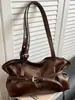 Bolso de Hombro para Mujer de Moda de Nicho Nuevo Otoño 2026, Gran Capacidad, Bolso de Mano Sencillo y Casual para el Trabajo y el Trayecto