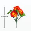 Simulação Flor de Lótus 7 Cabeças Flor de Seda de Lótus Lótus Aquático Templo Buda Salão Flor Decorativa Adereços de Performance Flor Flor Falsa