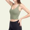 Ropa interior deportiva para correr a prueba de golpes, chaleco de yoga desnudo, lulu Beauty, chaleco deportivo con espalda y tapete para el pecho, ropa de yoga