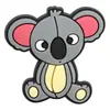 Charms para Zapatos de Madera de Animales de Dibujos Animados Pvc Goma Blanda Lindas Decoraciones para Zapatos Hebillas Decorativas Desmontables DIY Transfronterizo