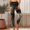 Pantalones cortos ajustados transfronterizos pantalones de impresión digital 3D para mapa exportaciones de comercio exterior leggings pantalones casuales mujer