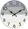 Reloj de Pared Simple para Sala de Estar con Grano de Madera MDF Reloj Redondo Silencioso Colgante de Pared Amazon Decoración para el Hogar Reloj MDF