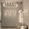 Novo Lustre Italiano Empilhado Minimalista Nórdico Moderno Designer Arte Sala de Estar Sala de Jantar Quarto Luminárias Criativas