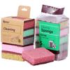 Esponja Porosa Colorida de Alta Espuma Esfregão Esponja de Louça Palha de Aço Pano Escova de Limpeza de Cozinha Escova de Louça Panela Limpador Mágico