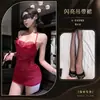 Nueva lencería sexy para mujer, camisón seductor de encaje transparente con tiras, estilo discoteca 3175