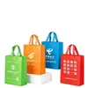 Bolsa Non-Woven con Logo Impreso Personalizado para Llevar Amigable con el Medio Ambiente Bolsa Tote Promocional Espesada Recubierta Bolsa de Compras Publicitaria Se Puede Personalizar