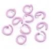 Anel Conector de Ferro Aberto Colorido Pintado Anel Único Pulseira Colar Material Artesanal Pingente de Chave DIY Acessórios de Joia