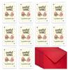 Nuevo Juego de Sobres para Tarjetas de Aniversario de Pareja de 1 Tamaño Grande una Variedad de Tarjetas de Felicitación Cálidas y Exquisitas