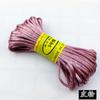 Cuerda de nailon tejida a mano con nudo chino, gruesa, de 5 a 10 m, color rojo, 2,5 mm