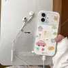 Aplicable a funda de teléfono Apple 17pro de alta gama, nuevo estilo, iPhone 13, cobertura total de lente, IP mariposa cachorro corriendo