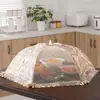 Funda Simple Nórdica para Mesa de Comedor, Cubierta de Malla Plegable a Prueba de Moscas para Alimentos, Cubierta de Malla Transpirable para Sobras de Comida