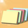 Notas Adhesivas de Colores para Estudiantes, Pegatinas Indexables Creativas Desprendibles, Papel de Notas para Oficina, Artículos de Papelería, Bloc de Notas Simples al por Mayor