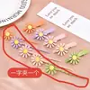 Estilo Celebridad de Internet Coreana Hyun Ya Flor de Margarita Pin de Un Carácter Súper Inmortal Pin de Pelo Escarchado Pin para Flequillo Accesorios para el Cabello de Chica Celebridad de Internet