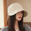 Sombrero de Pescador con Visera de Pato Transpirable para Sol de Primavera y Otoño, Sombrero de Moda Plegable para Mujer que Muestra la Cara, Color Sólido Pequeño, Sombrero de Equitación